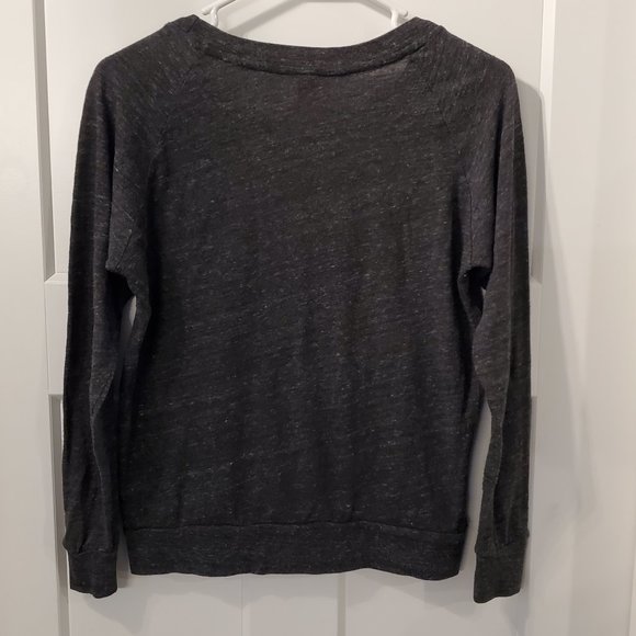 Alternative Earth Women's Small Charcoal Gray Woo Pig Sooie Sweatshirt - Picture 4 of 6